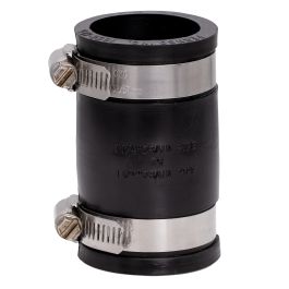 Fernco 1056-125 1-1/4-in. Flexible PVC Pipe Coupling for Cast Iron and ...