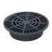 8" Round Bottom Outlet Drain Grate (Black)