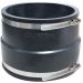 Fernco 1003-54 5" Clay x 4" Ductile Iron Flexible Coupling