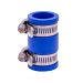 Fernco 1056-075 3/4-in. Flexible PVC Pipe Coupling for Cast Iron and Plastic Plumbing Connections in Blue