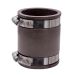 Fernco 1056-22 2 in. Flexible PVC Pipe Coupling for Cast Iron and Plastic Plumbing Connections in Brown