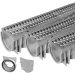 Source 1 Drainage 3-Pack Driveway Trench Channel Drain Galvanized Steel Grates 