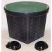 Catch Basin 20" Round 8 Hole with Solid Lid Kit
