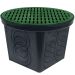 2-Pack StormDrain FSD-3017-20BKIT-6 20 in. Large Round Catch Basin with Green Grate Kit
