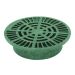 StormDrain FSD-080-R 8-inch Round Green Catch Basin Drain Grate
