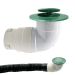 StormDrain 4-Inch Pop-Up Emitter Drainage Outlet Drain with Adapter and Elbow with Green Lid