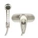 Ultra Faucets RV Mobile Travel Home Shower Faucet Lever Handle with Handheld Shower Set in Brushed Nickel