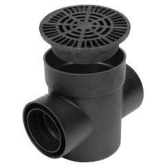 Fernco Storm Drain FSD-060-CB-R Round Catch Basin and Grate Kit 