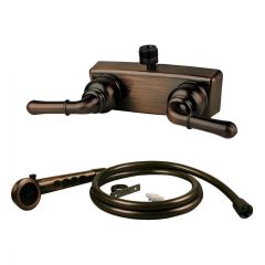 Ultra Faucets RV Mobile Travel Home Shower Valve with Hand-Held Shower Set, Oil Rubbed Bronze