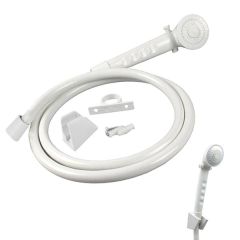Ultra Faucets UF-08270 White RV / Mobile Home Hand-Held Shower Set with 60" Vinyl Hose